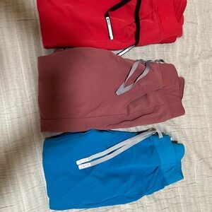 Figs Red and Pink and blue & Joggers